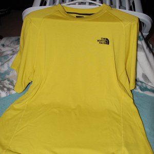 Men's Yellow NorthFace Tee Shirt